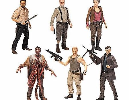 The Walking Dead TV Series 6 Set of 6 Figures