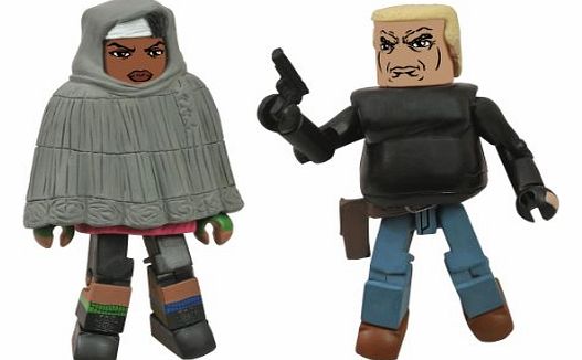 The Walking Dead Walking Dead Minimates Series 4 Michonne and Gabe (Pack of 2)