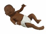 Black Baby Girl Doll Original New Born 52cm NEW