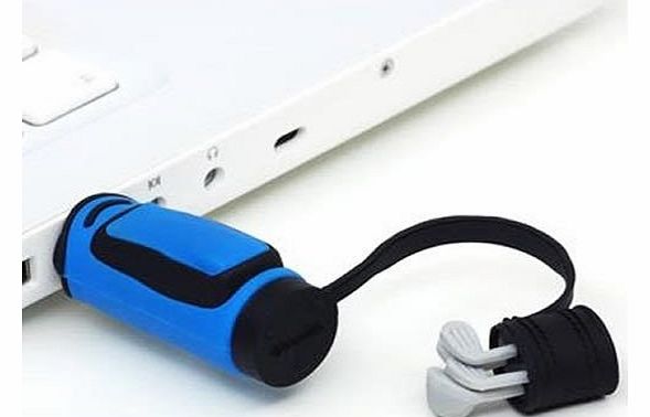 thegadgetbay ltd Blue Novelty Golf Bag USB Stick 8GB Flash Drive Key Ring Fathers Day Dad Gift