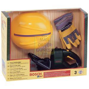 Klein BOSCH Toys Chainsaw Helmet and Gloves