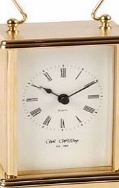 Widdop and Bingham Gold finish Carriage Clock