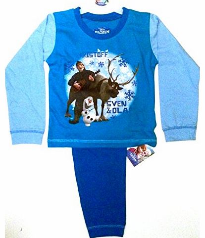 Boys Disney Frozen Pyjamas 1 to 4 Years Frozen Pyjama Set Kristoff Olaf Sven (3-4 Years)