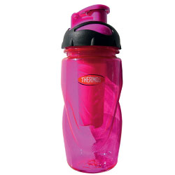 Thermos Hydro Sports Bottle with Ice Tube - 0.5 Litre Pink