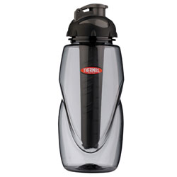 Hydro Sports Bottle with Ice Tube - 1 Litre Grey