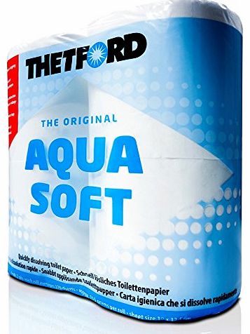 4 x Thetford Aqua Soft Toilet Rolls for Porta Potti