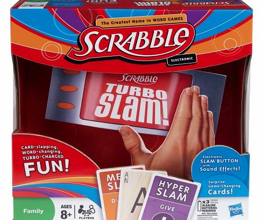TheWorks Scrabble Electronic Turbo Slam Game