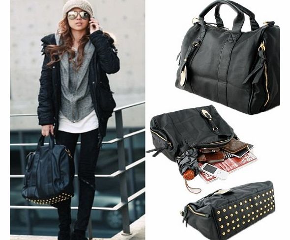 THG Gorgeous PU Faux Leather Safety Padlock Designer Inspired Shopper Hobo Tote Bag Handbag Carry Bag