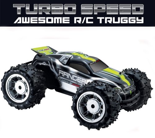 Thinkgizmos.com Remote Control Car / Truck / Buggy (AKA Truggy!) - Fun Turbo Speed RC Truggy