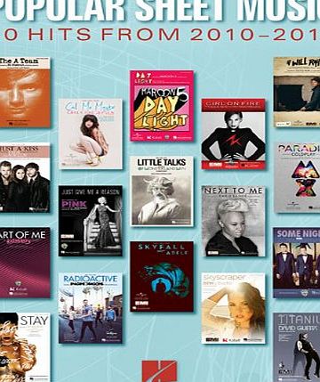 Third Party Products Popular Sheet Music 30 Hits from 2010 to 2013 PVG