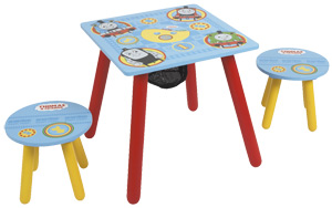 and Friends Table and Stools with Storage