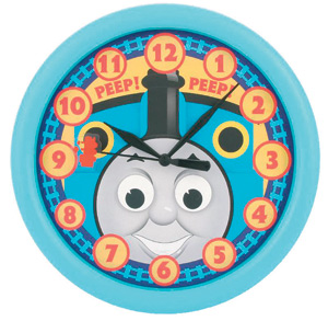 and Friends Wall Clock with Rotating Eyes