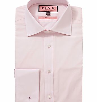 Solid Shirt Long Sleeve Shirt, Pink