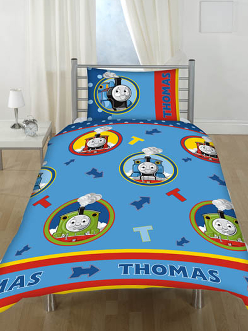 Thomas the Tank Engine Thomas Duvet Cover and Pillowcase and#39;Friendsand39; Design Bedding - Great Low Price - GREAT LOW