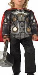 Thor 2- Deluxe Costume (Small, 3-4 years)