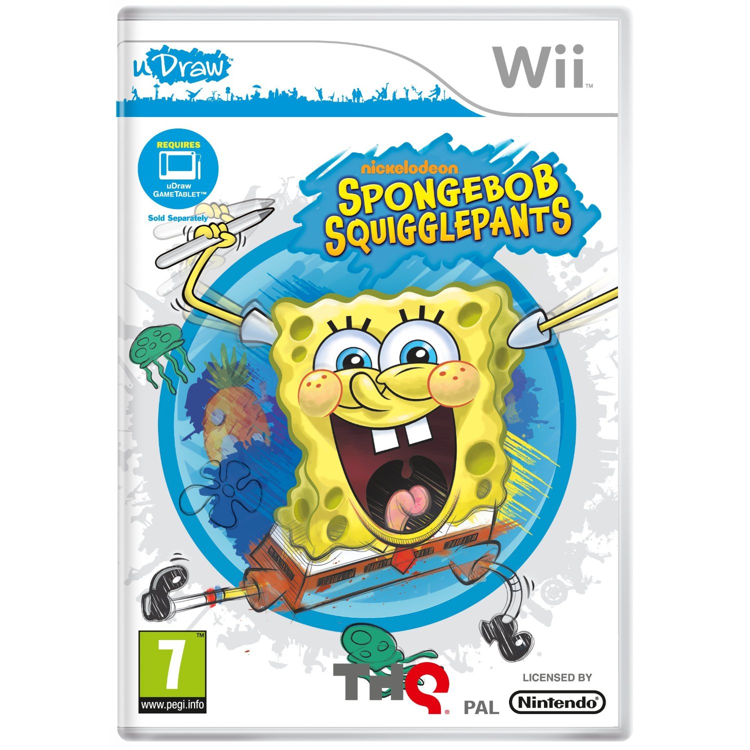 free download thq spongebob squigglepants wii
