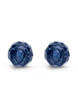 Silver, Blue Faceted Stud Earrings 7452DB