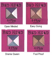Bed Head Quad Eyeshadows 8g