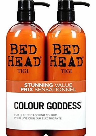 TIGI Colour Combat - The Colour Goddess System by TIGI Bed Head Hair Care Tween Set - Shampoo 750ml and Conditioner 750ml