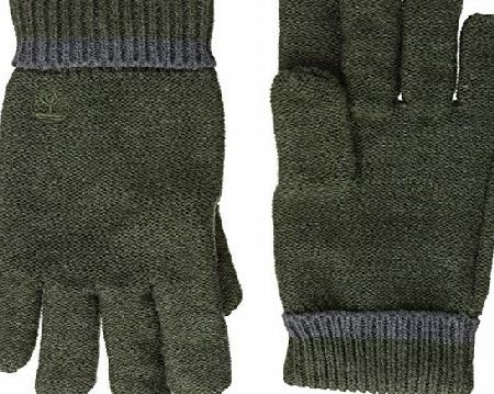 Timberland Clothing Mens Acrylic Gloves, Green (Forest Night Heather), Medium (Manufacturer Size:Small/Medium)