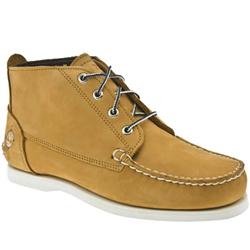 Male Classic Boat Chukka Nubuck Upper Casual Boots in Natural