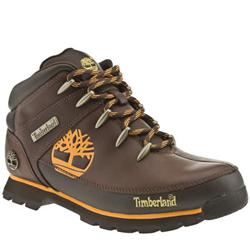 Timberland Male Eurosprint Tree Leather Upper ?40 plus in Brown