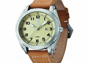 Timberland Mens Newmarket Yellow Leather Strap