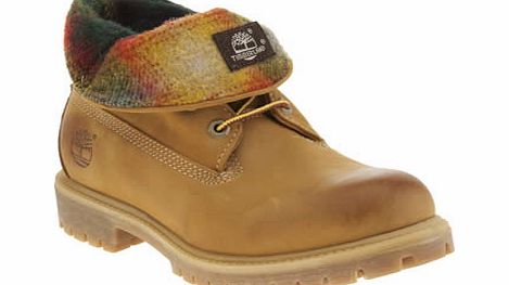 Timberland Natural Roll Top Woolrich Boots