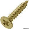 Timco 8 x1` Electro Brass Woodscrews Pack