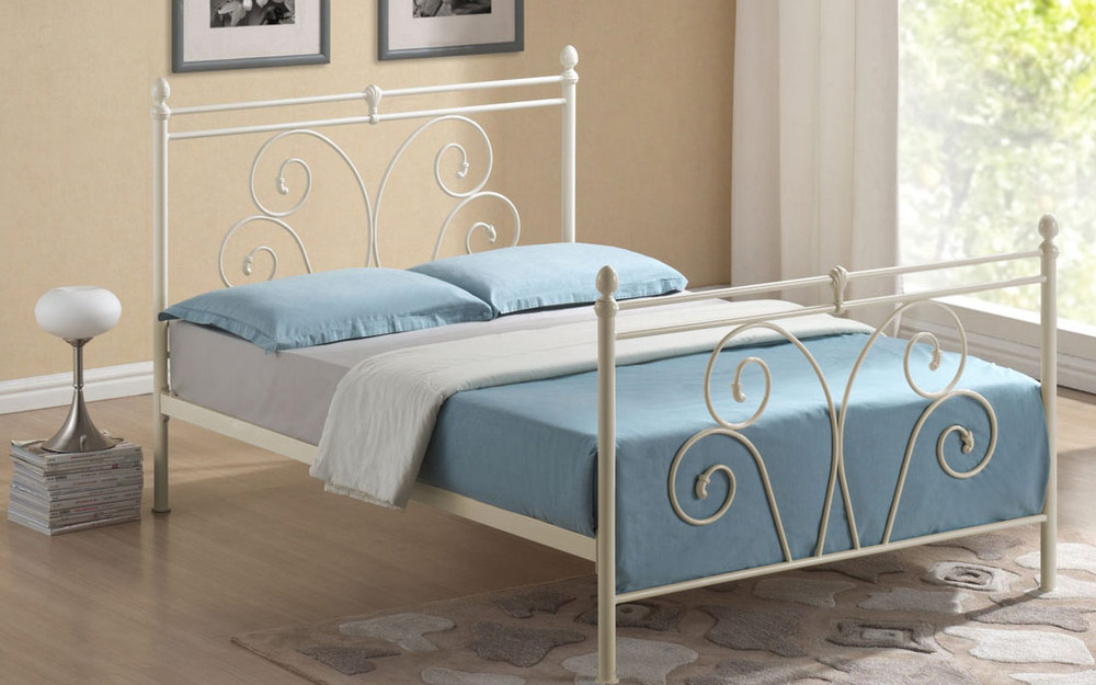 Time Living Wallace Metal Bedstead, Double,