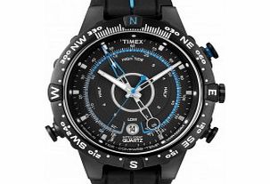 Timex Intelligent Quartz Mens Black Blue Tide