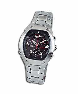 Timex Ironman Chronograph Watch/Indiglo/Turn n; Pull Alarm
