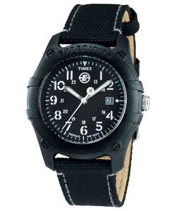 timex Ladies Expedition Mid Size Black Strap