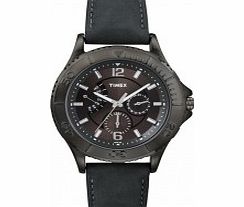 Timex Mens Black Retrograde Sport Watch