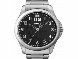 Timex Mens Black Silver Classic Watch