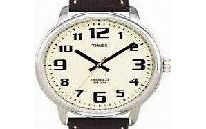 Timex Mens Brown Easy Reader Watch