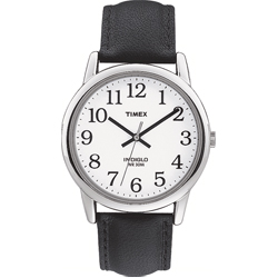 Timex Mens Easy Reader Leather Watch T20501