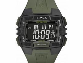 Timex Mens Green Full Wide Expedition Chrono Watch