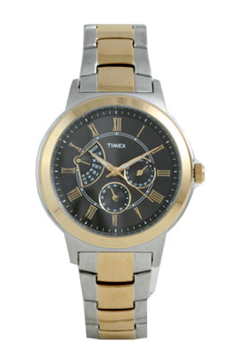 Timex Mens Two Tone Retrograde Designer Watch