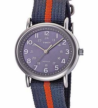Unisex Grey and Orange Weekender Watch