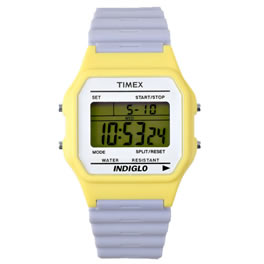 Yellow/Grey Digital Watch