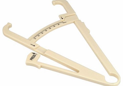 MEASURE FITNESS PERSONAL BODY FAT TESTER CALIPERS WITH MANUAL & CHARTS TESTER