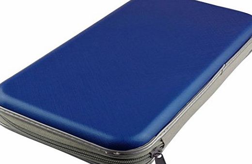Tinksky 80 pcs DVD Storage Hard Plastic Protective CD Storage Blue