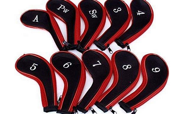 Tinksky Golf Clubs Protective Head Cover with Number