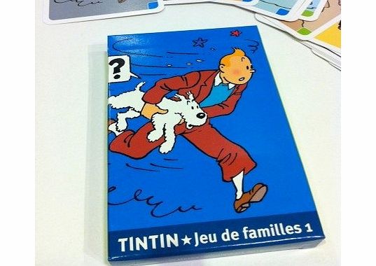 Tintin Happy Families Card Game Blue Pack