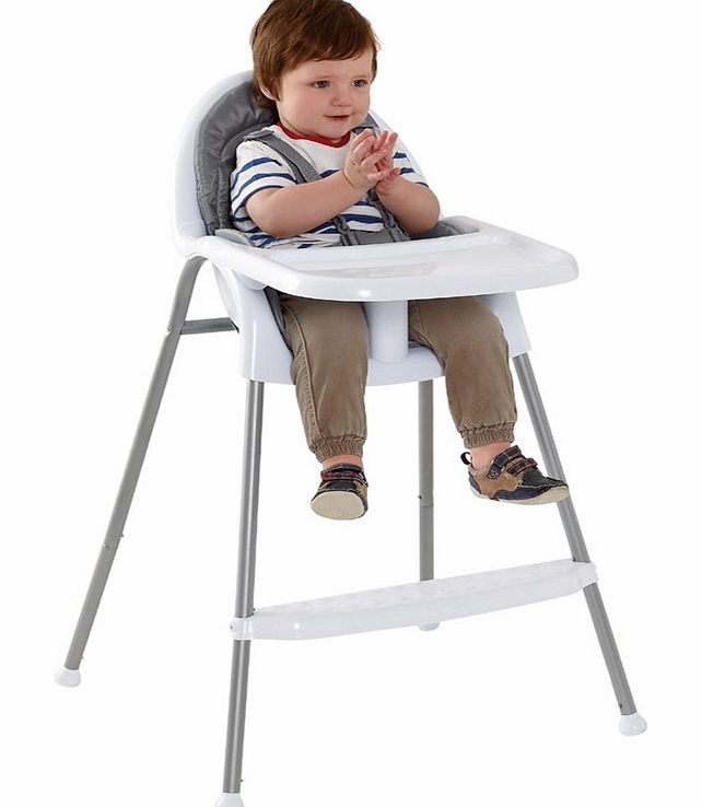 Tippitoes Lotus 2 in 1 Highchair 2013 White/Grey