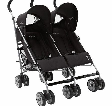 Tippitoes Reflect Twin Pushchair 2013 Black