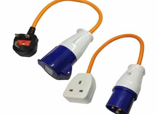 Tison Trailing Socket And Hook-Up Adaptor Lead 240v Uk Plug - Socket 1 Pack/S