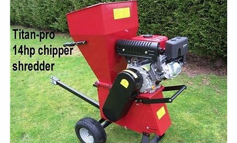Garden Shredder Chipper 15HP with Pull Start from Titan Pro