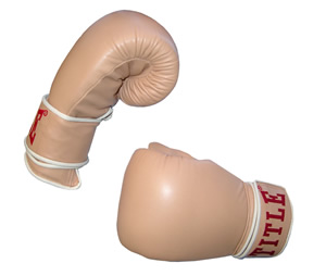 Title Boxing Lonsdale (formerly Title) Boxing Authentic Leather Bag Mitts (L)